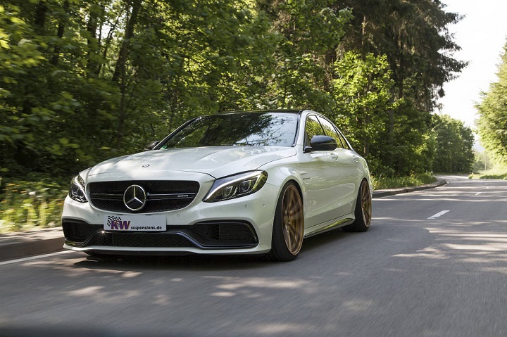 奔驰C63 AMG(W205)与KW V3更配哦~
