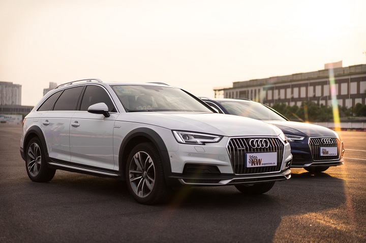 【KW实测视频】A4（B9）Allroad原厂避震器与KW V3对比视频