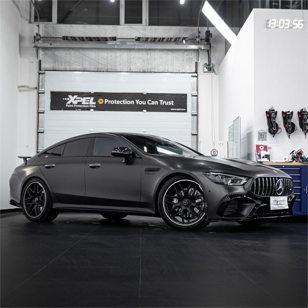 为什么说HAS高度可调弹簧套件比短簧好？——AMG GT50安装作业